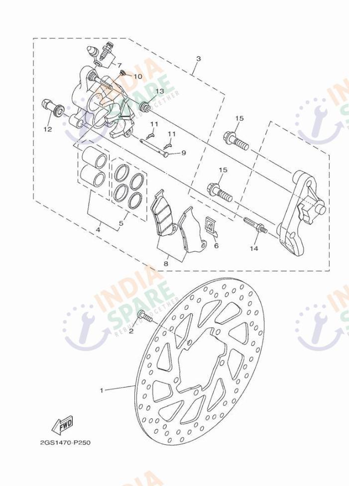 FRONT BRAKE CALIPER